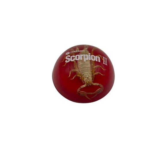 Dow Elanco Other - Vintage Real Scorpion Dow Elanco Scorpion III Herbicide Paperweight